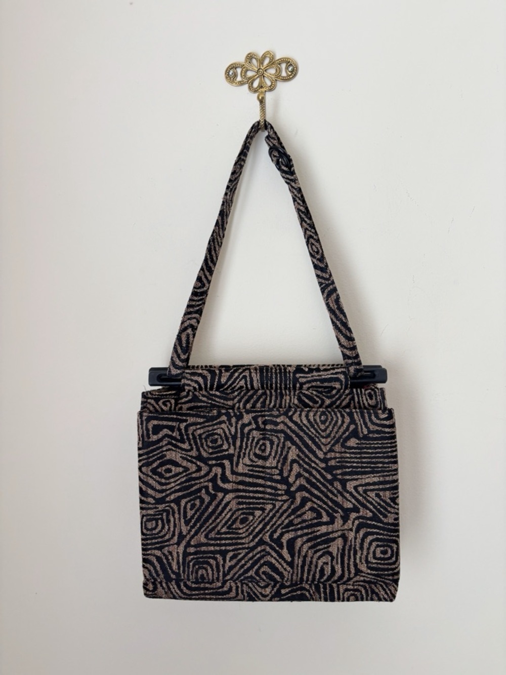 Toby Weston Vintage Tribal Print Tapestry Bag